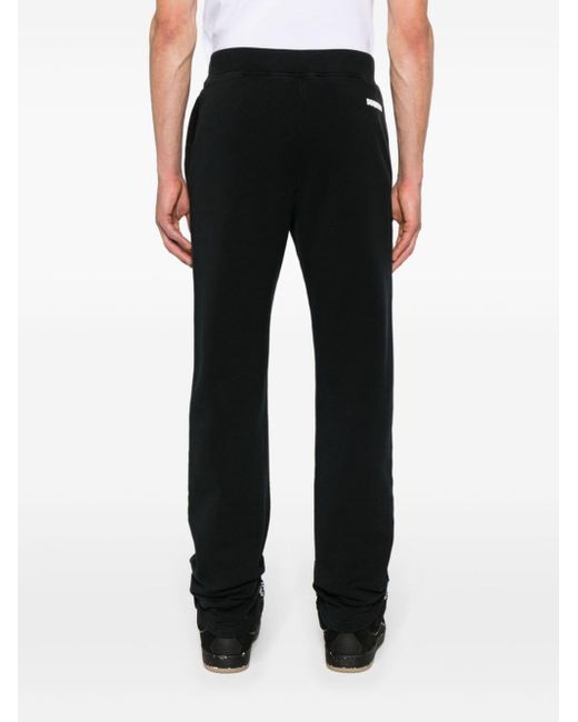 DSquared² Black Burbs Cotton Track Pants for men