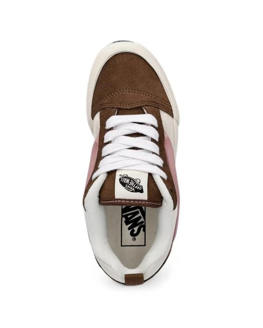 Vans White Knu Skool Sneakers