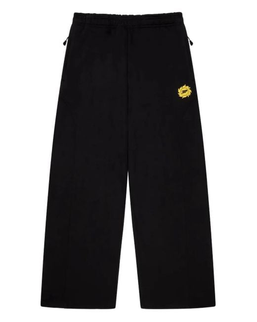 BROKEN PLANET Blue Elastic-Waistband Track Pants for men