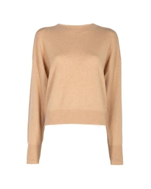 LeKasha Natural Menorca Crew-Neck Sweater