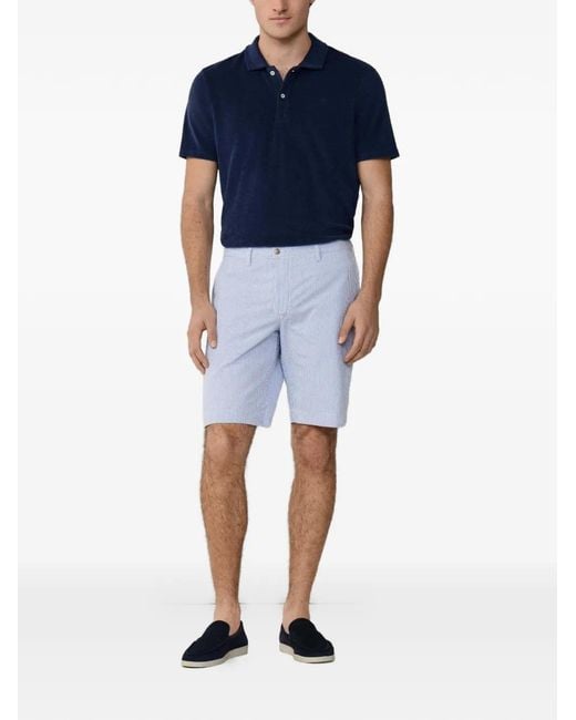 Hackett Blue Sanderson Reversible Shorts for men
