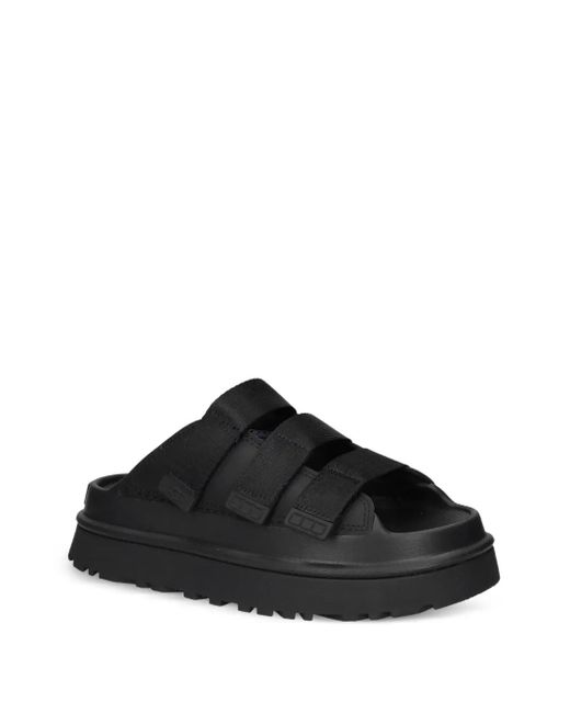 Ugg Black W Goldenglow Slide