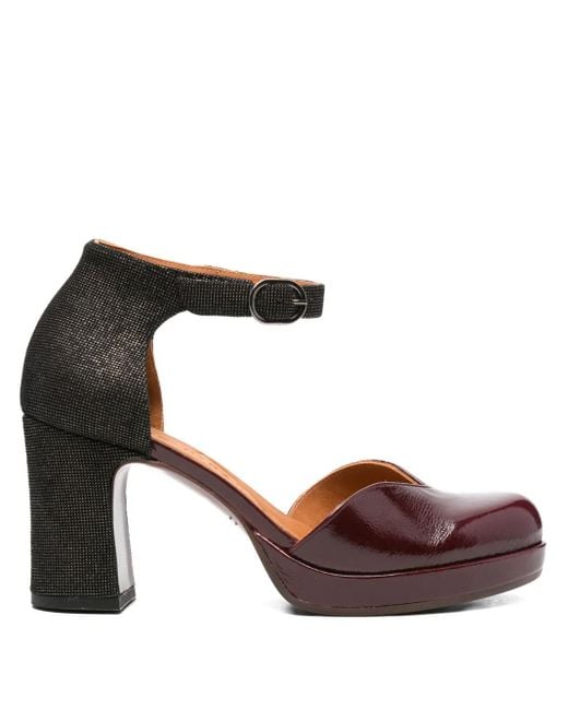 Chie Mihara 80 Mm Damaho Sandalen Met Blokhak En Enkelbandje in het Brown