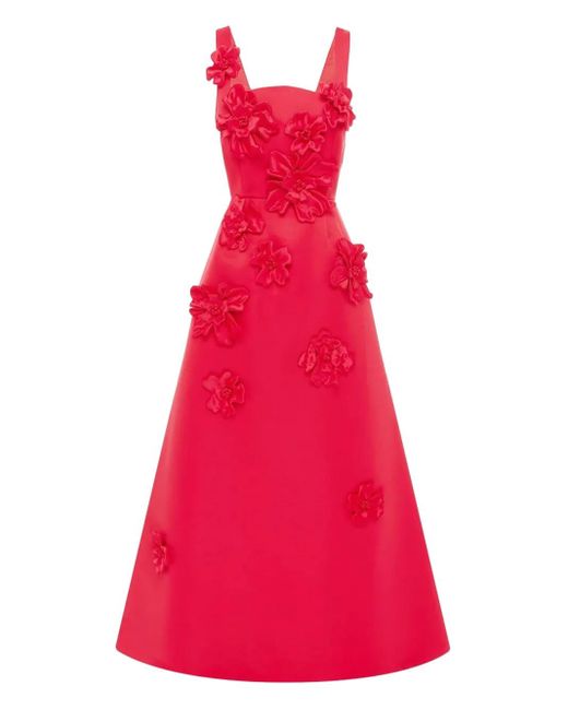 LEO LIN Lio Lin Rianne Applique Maxi Dress in Red | Lyst Canada