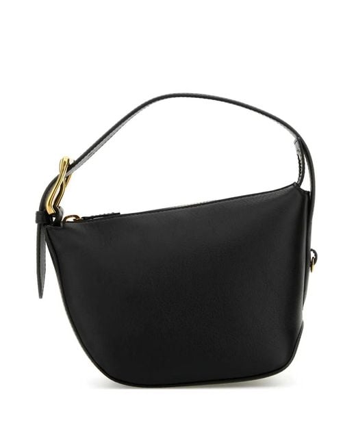 J&m Davidson Black Zip Quiver Tote Bag