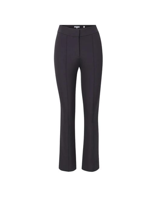 Veronica Beard Blue Dell Pintuck Trousers