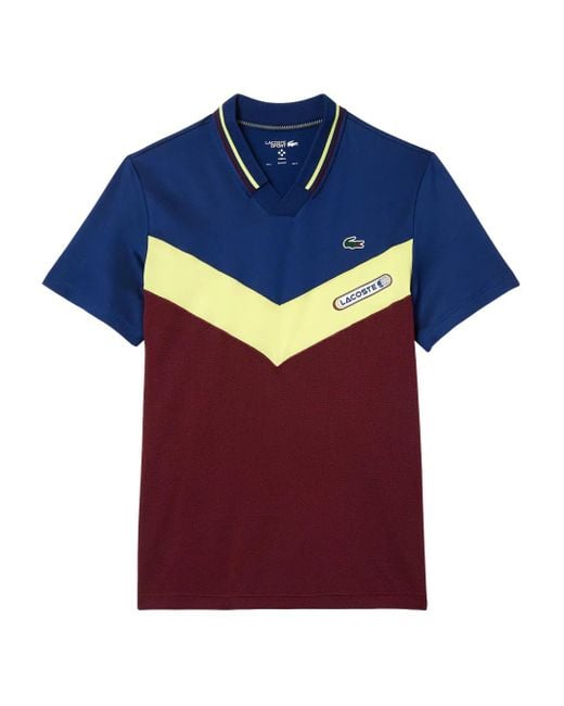 Lacoste Poloshirt Met Korte Mouwen in het Blue voor heren