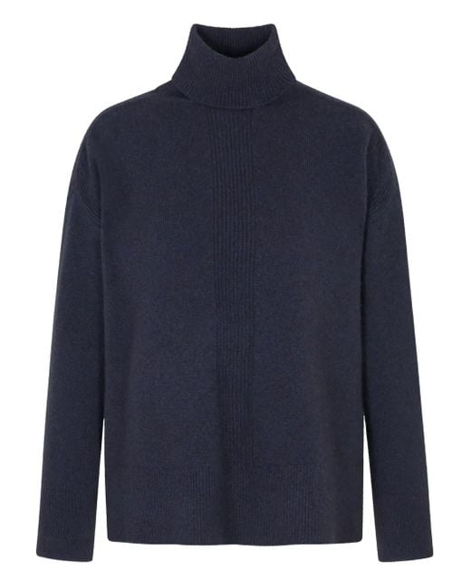 Emporio Armani Blue Turtle Neck Sweater