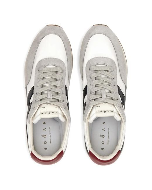Hogan White Athletic Sneakers for men