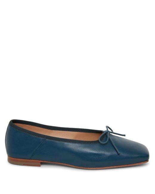 square toe ballet pumps