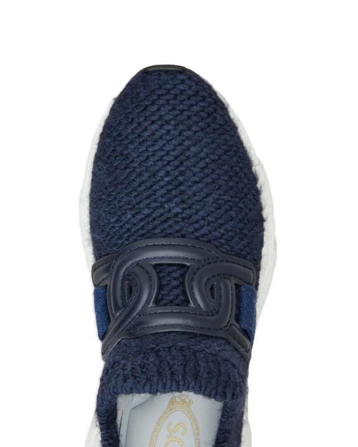 Tod's ニット スリッポンスニーカー Blue