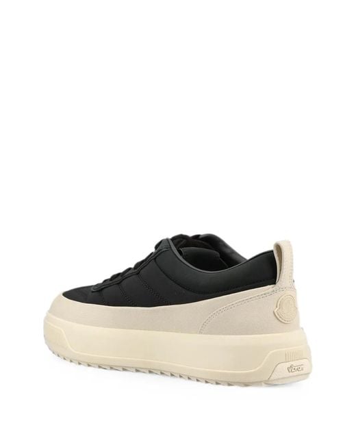 Moncler White Altive Nubuck & Suede Trainers for men