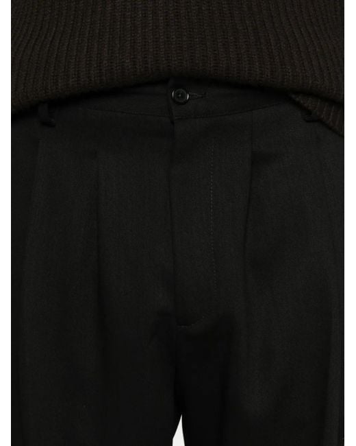 Costumein Hose mit Falten in Black für Herren
