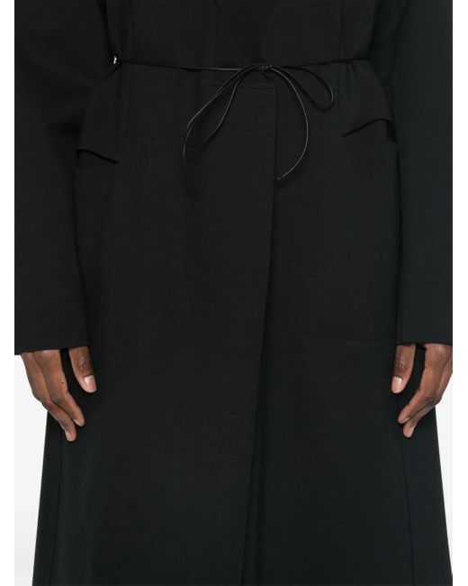 Aganovich Black Panelled Coat