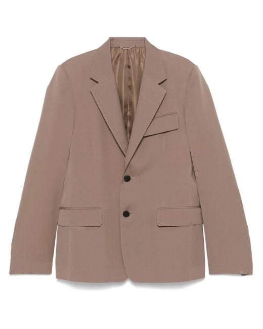 Lanvin Brown Wool Blazer for men