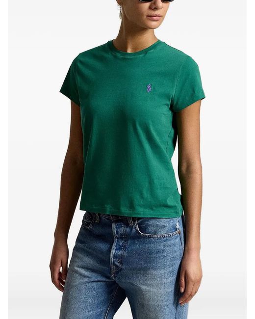 Polo Ralph Lauren Green Pony-Motif T-Shirt
