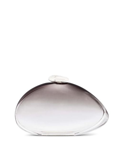 Clutch Con Decorazione di Benedetta Bruzziches in White