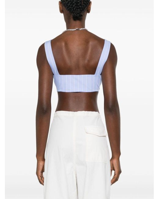ANDAMANE White Muse Bralette Cropped Top