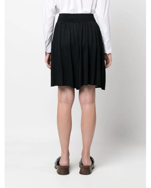 Tory Burch Black Lightweight Knitted Shorts