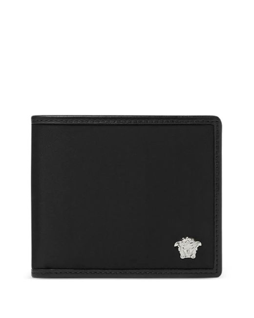 Versace Black Leather Wallet for men