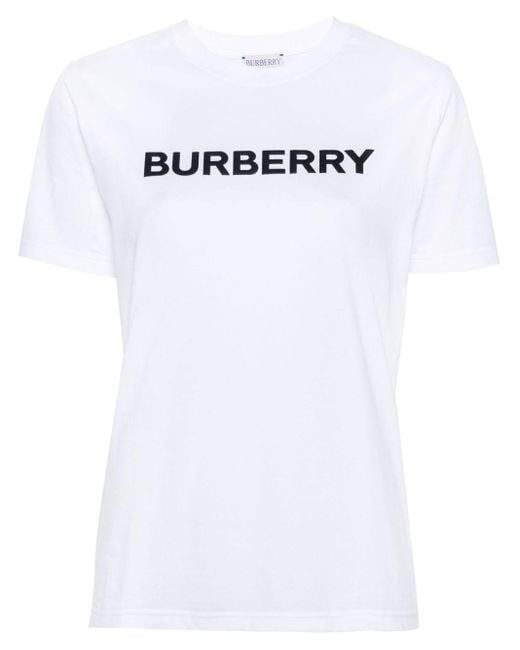 White Crew Teck Thish con logotipo Burberry