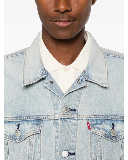 Levi's Denim Jack in het Blue voor heren