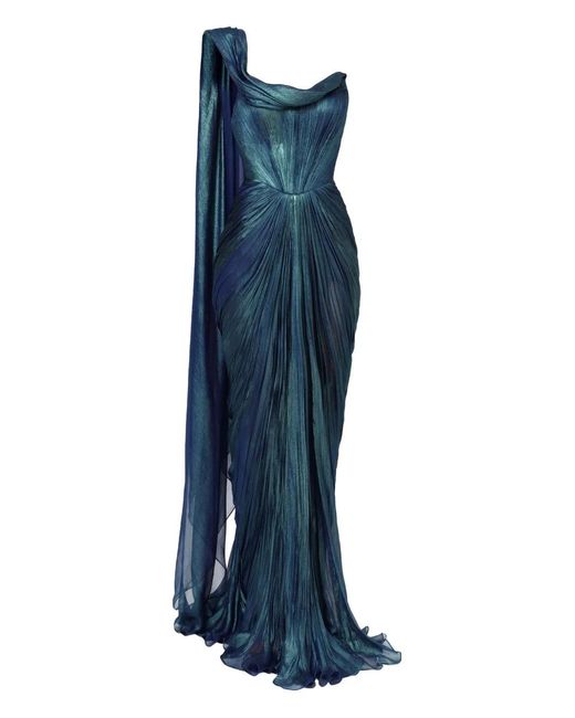 IRIS SERBAN Blue Elem Dress