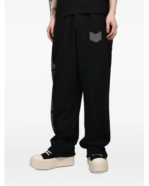 DIARY 1999 Black Graphic-Print Track Pants for men