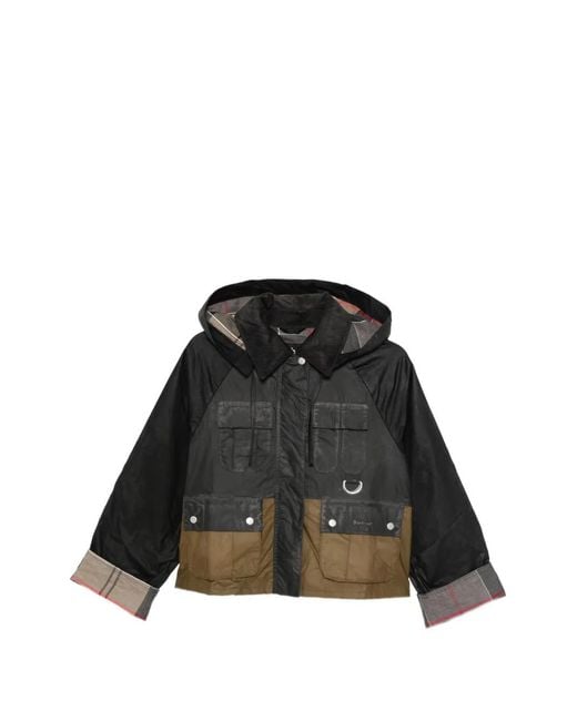 Barbour Black Liza Wax