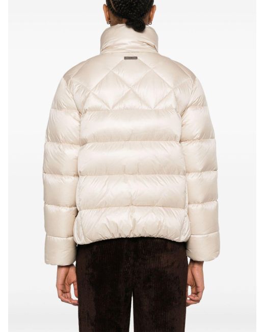 Peserico Natural Quilted Puffer Jacket