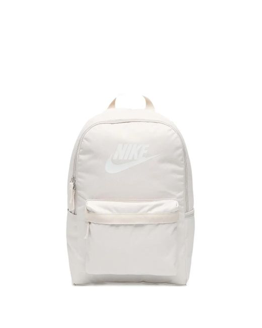 Nike White Sac À Dos Heritage À Fermeture Zippée