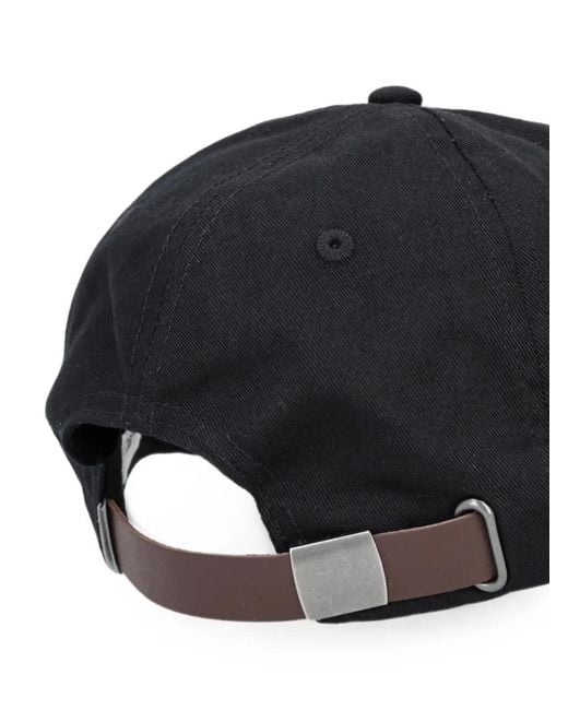 Les Deux Black Casquette À Logo Brodé Glen for men