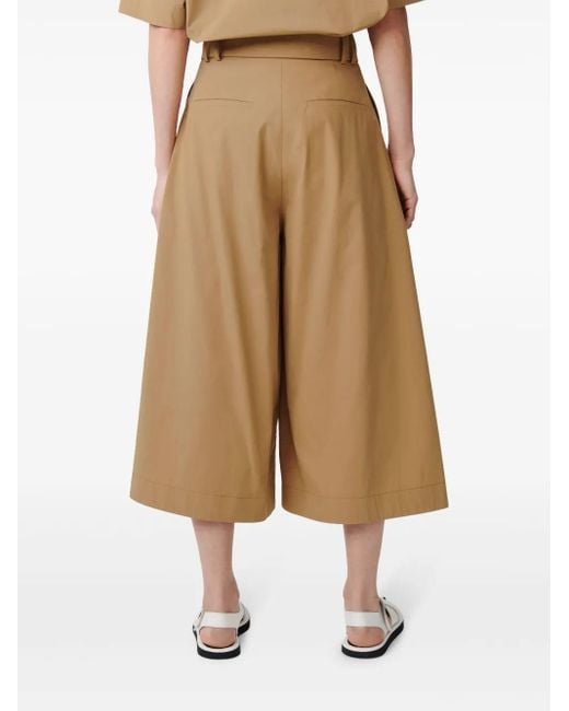 Studio Nicholson Benko Cotton Trousers in Natural | Lyst