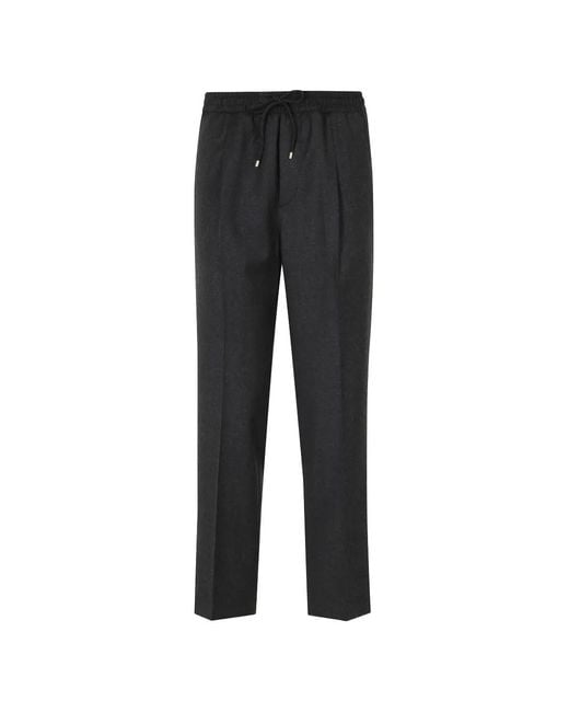 Briglia 1949 Black Wimbledonw Elasticated Drawstring Trousers