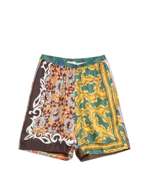 ALÉMAIS Red Short Arnie À Imprimé Graphique