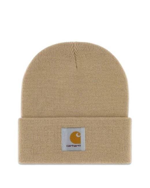 Carhartt Beanie Mit Logo-Patch in Natural für Herren