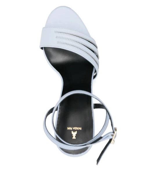 Patrizia Pepe White 60Mm Leather Sandals