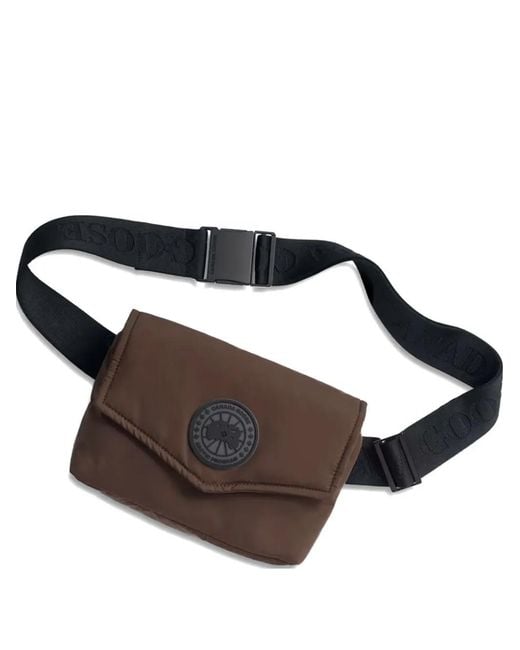 Canada Goose Black Sacoche À Patch Logo