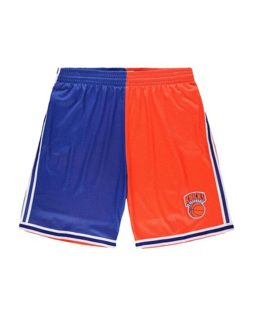 Mitchell & Ness NBA New York Knicks 1991 Swingman Shorts in Red für Herren