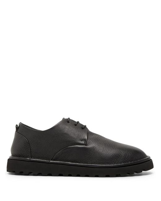 Marsèll Black Sancrispa Alta Pomice Derby Shoes for men