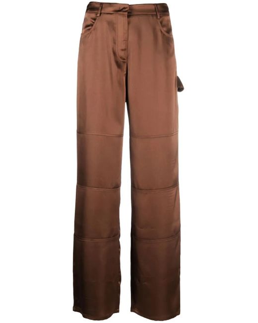 Blanca Vita Satijnen Broek in het Brown