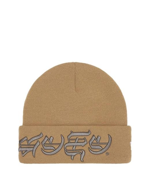 Supreme Blackletter ビーニー Natural