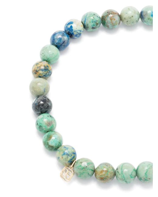 Sydney Evan Blue 14Kt Evil Eye Bracelet for men