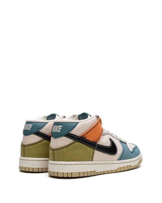 Nike Blue Dunk Mid "Pale Ivory/ Sneakers for men