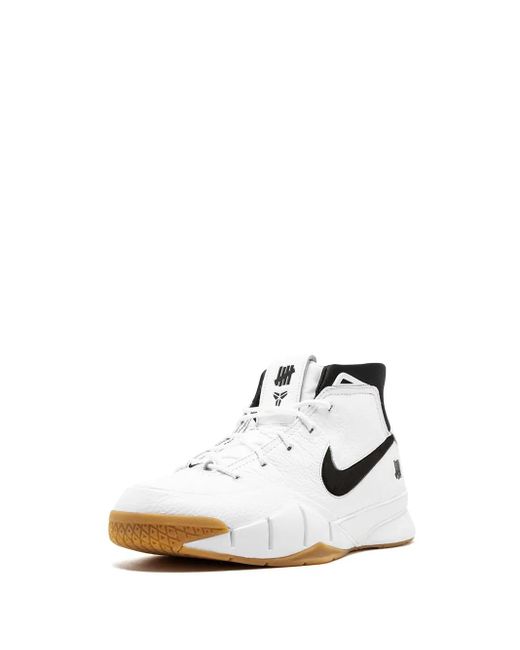 Nike White X Undefeated Kobe 1 Protro Sneakers for men