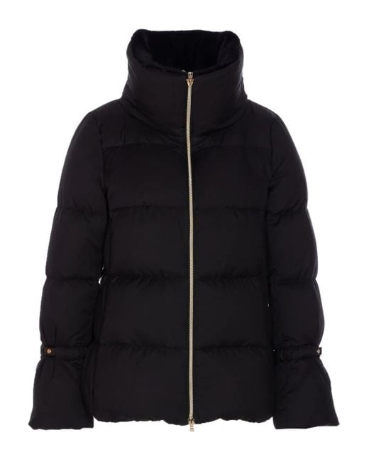 Herno Black Padded Puffer Jacket