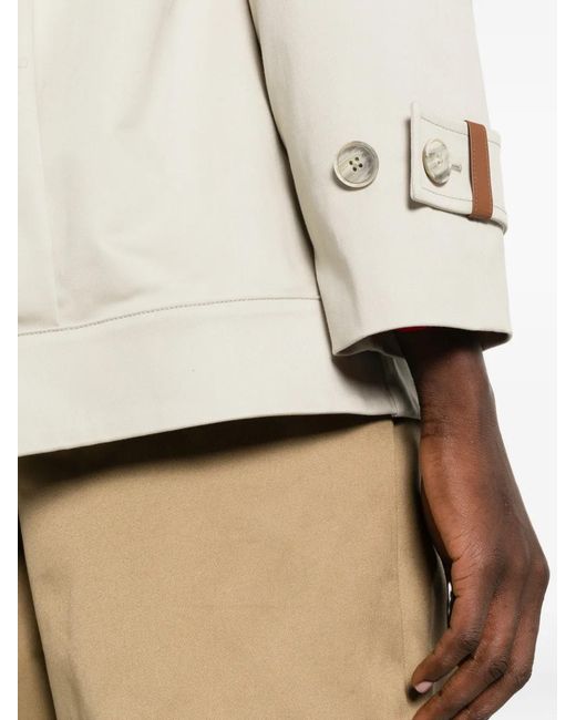 Herno White Double-Breasted Jacket