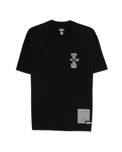 Yohji Yamamoto Black X Neighborhood Cotton T-Shirt for men
