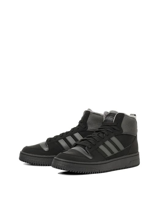 Adidas Black Break Start Mid Sneakers for men