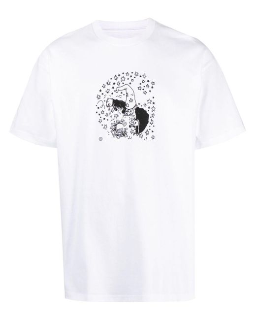 Carhartt T-shirt Van Biologisch Katoen in het White voor heren